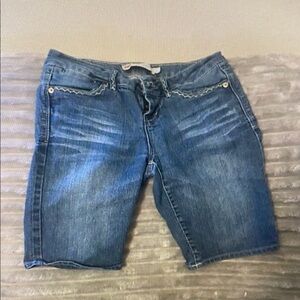 Blue Denim Shorts